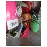 Tote of Random Garage Items