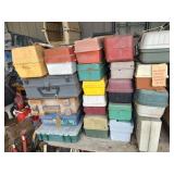 Large Quantity of Tackle Boxes #1