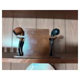 Wooden Pipe Rack With 3 pipes