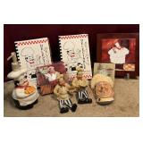 Collection of Italian-themed chef kitchen decor