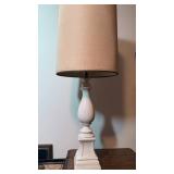 Ceramic Table Lamp with Fabric Shade