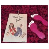 Lou McLean Wall Art With Feet Cutouts