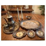Collection of silverplated Item