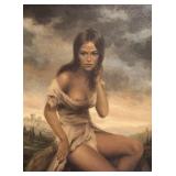 Vtg Joseph Wallace King "Broken Silence" Textured