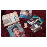 Elvis Presley Memorabilia Collection With Vinyl