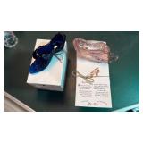 Pressed Glass High Heel Shoe Figurines