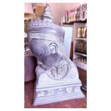 Ceramic Busts with Ornamental Detail