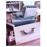Vintage Slide Projector With Carrying Case