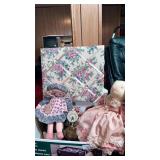 Decorative Items with Candles and Figurines