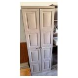 Plastic Storage Cabinet with Shelves