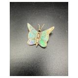 Sterling Silver Butterfly Brooch, Marked 925