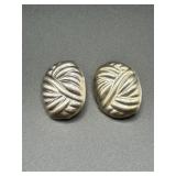 Mexican 925 Sterling Silver Clip-On Earrings
