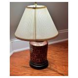 Table Lamp with Fleur-De-Lis Design