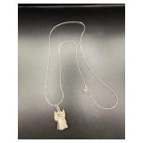 Sterling Silver Angel Pendant and Chain