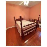 Queen Poster Bed Frame With Headboard