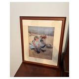 Framed Artwork by Mary Cassatt