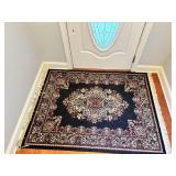 Shaw Rugs in Midnight and Garnet