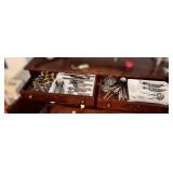 Reed & Barton Flatware w/ Napkin Rings & More