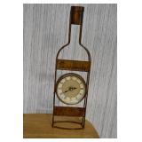 Bordeaux Medoc Metal Clock