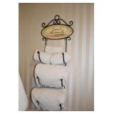 Hanging Guest Towel Rack