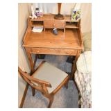 Oak Writing Desk w/ Chair