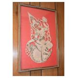 Vtg Pig Skin Punch Art