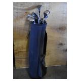 Vtg Golf Clubs with Bag