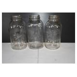 Ball & Kerr 1/2 Gal Mason Jars