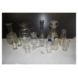 Clear Glass Decor Lot