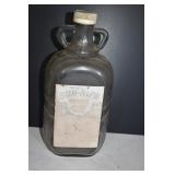 Vtg Sun Ripe Glass Orange Juice Bottle