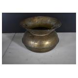 Vtg Brass Spittoon