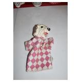 Vtg 1950s Shaggy Dog Hand Puppet
