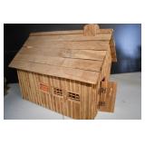 Handmade Wood Lighted Church