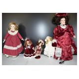 Porcelain Doll Lot