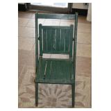Vintage Wood Folding Chair