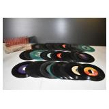 Lot of 45 Albums with Holder