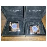 2 Luxury Vintage Tateossian Travel Clocks