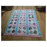 Handmade Butterfly Quilt