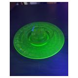 Uranium Glass Plate and Juicer