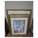 3 Framed Garden Prints