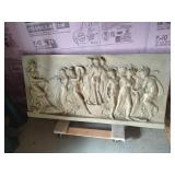 'The Dance of the Muses' Wall Relief Panel