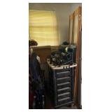 Utility Cart with Miscellaneous Items