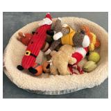 Dog Toys and Bed