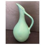 Signed Van Briggle Turquoise Pitcher Vase