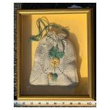 Framed Handmade Drawstring Pouch