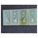 Four Framed Embossed Panels