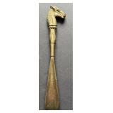 Solid Brass Horse-Head Shoe Horn