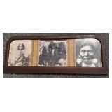 Wooden Frame with Historical Photographs