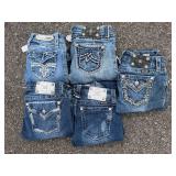 6 Women's Rock Revival & Miss Me Jeans