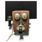 Antique Kellogg Wall-Mount Phone